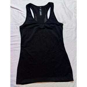 90 degrees womens spandex breathable workout tank top black size S